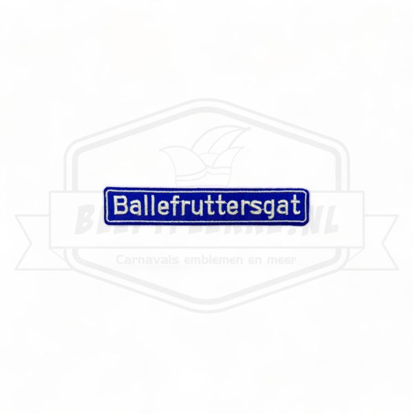 Embleem Ballefruttersgat Straatbord