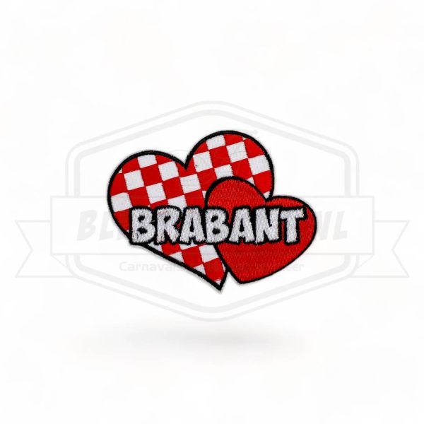 Embleem Brabant Bont en Rood Hart