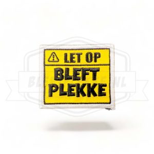 Embleem Let Op Bleft Plekke