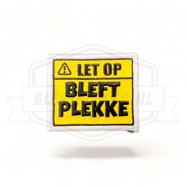 Embleem Let Op Bleft Plekke