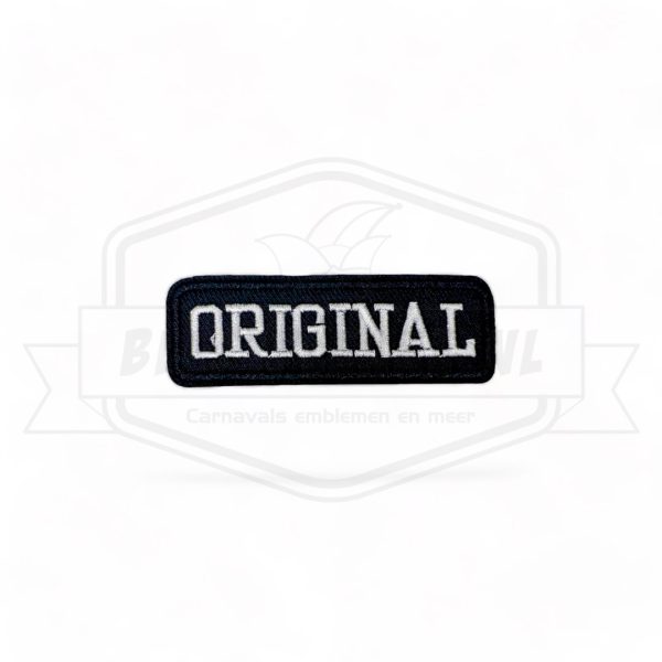 Embleem Original Zwart / Wit