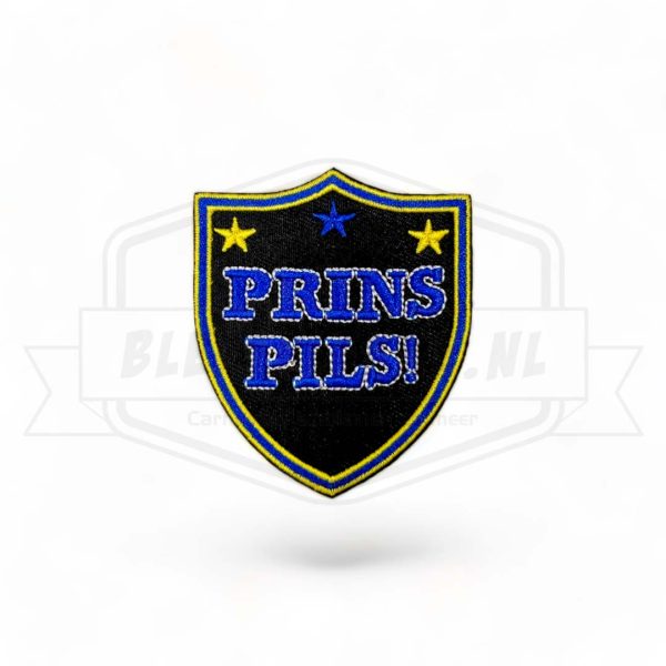 Embleem Prins Pils Blauw / Geel