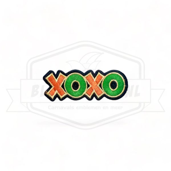 Embleem XOXO Groen / Oranje