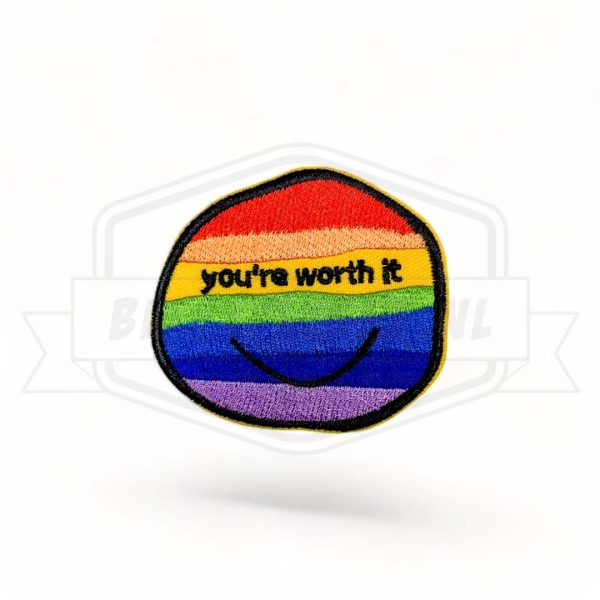 Embleem Youre Worth It Pride