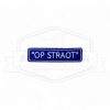 Embleem op straot