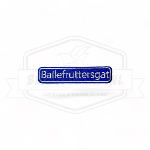 Embleem Ballefruttersgat Straatbord v2