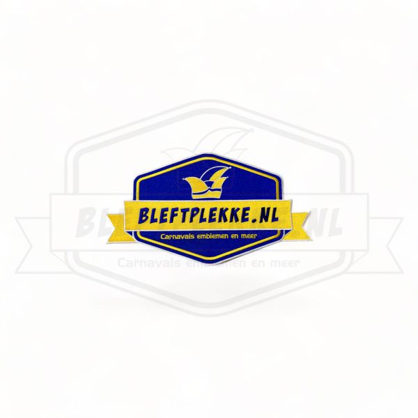 Embleem Bleftplekke.nl Rug