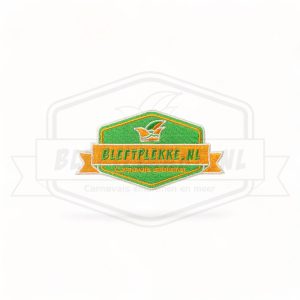 Embleem Bleftplekke.nl Logo Groen / Oranje