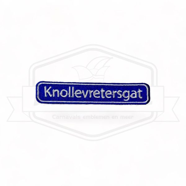 Embleem Straatbord Knollevretersgat