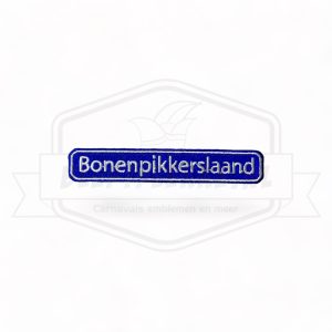 Embleem straatbord Bonenpikkerslaand