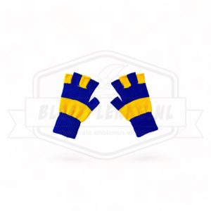Handschoenen Blauw / Geel