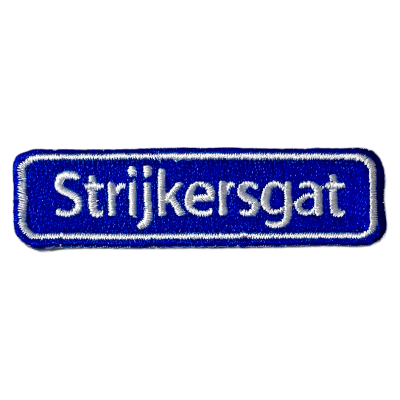 Strijkersgat Straatbord Embleem