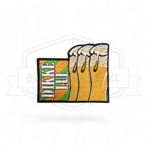 Embleem Dikke Lul 3 Bier Groen / Oranje