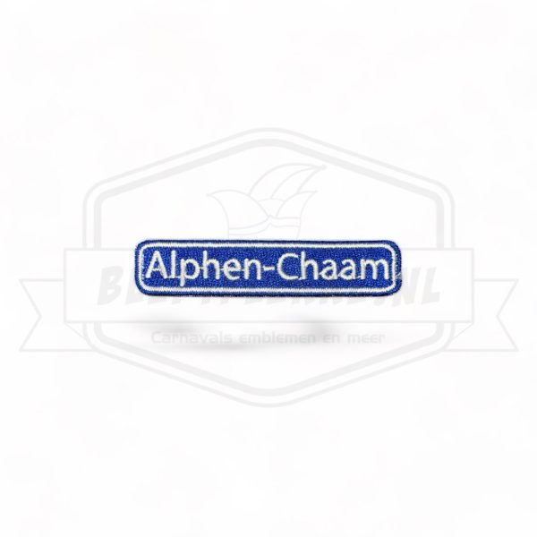 Embleem Straatbord Alphen-Chaam