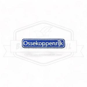 Embleem Straatbord Ossekoppenrijk