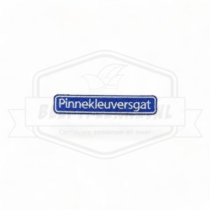 Embleem Straatbord Pinnekleuversgat