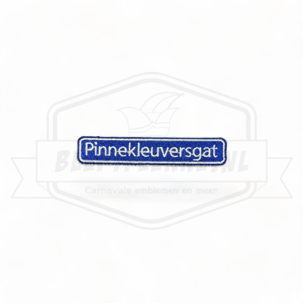 Embleem Straatbord Pinnekleuversgat