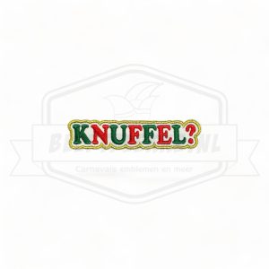 Embleem Knuffel Rood / Groen