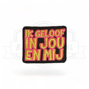 Embleem Ik Geloof In Jouw En Mij