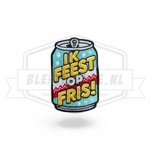 Embleem Ik Feest Op Fris