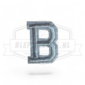 Letter B - Embleem Alphabet Wit