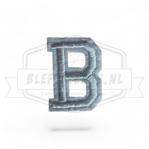 Letter B - Embleem Alphabet Wit