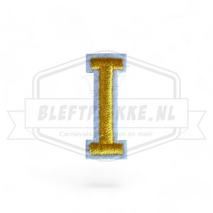 Letter I - Embleem Alphabet Geel