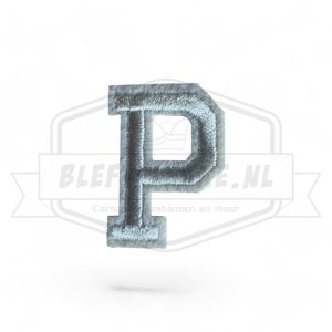 Letter P - Embleem Alphabet Wit