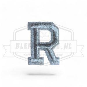 Letter R - Embleem Alphabet Wit