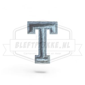 Letter T - Embleem Alphabet Wit