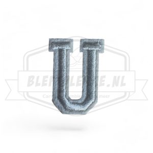 Letter U - Embleem Alphabet Wit