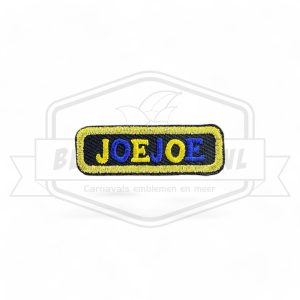 Embleem JoeJoe Blauw / Geel