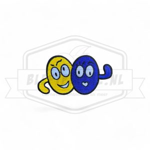 Embleem Maatjes Blauw / Geel