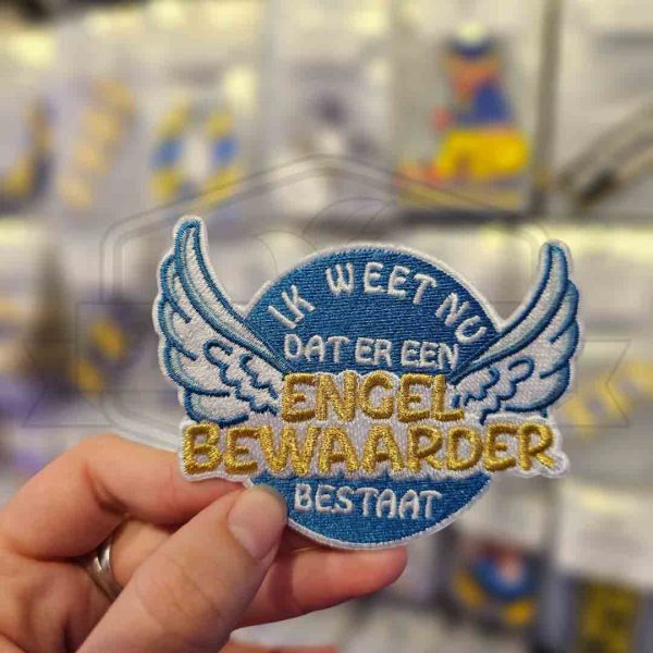 Embleem Engelbewaarder blauw