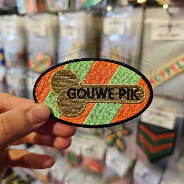 Embleem Gouwe Pik Groen/Oranje