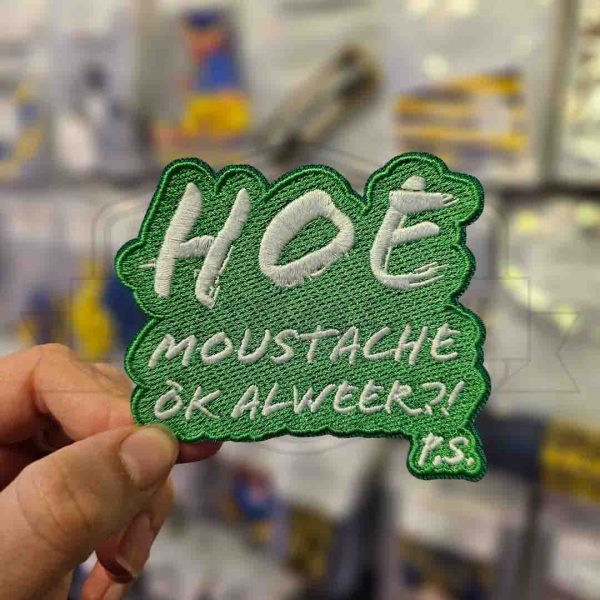 Embleem Hoe moustache ok alweer?!