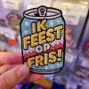 Embleem Ik feest op fris!