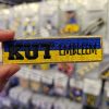 Embleem Kut Embleem Blauw / Geel