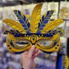 Embleem Masker Blauw / Geel