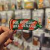 Embleem Nie geneukt wel genaaid Groen/Oranje