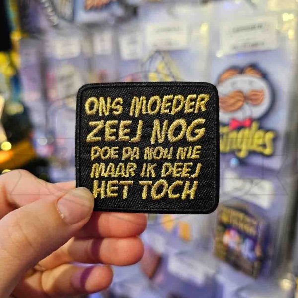 Embleem Ons moeder zeej nog