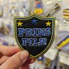 Embleem Prins pils Blauw/Geel