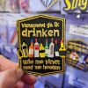 Embleem Wie me vindt mag me houden