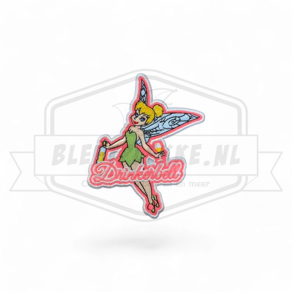 Embleem Drinkerbell - Roze Carnavals patch