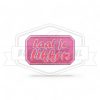 Embleem Laat je Likken - Roze embleem