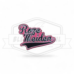 Embleem Roze Meiden - Pink Ladies carnavals embleem