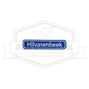 Embleem Straatbord Hilvarenbeek Carnavals patch