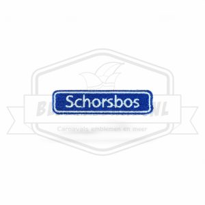 Embleem Straatbord Schorsbos