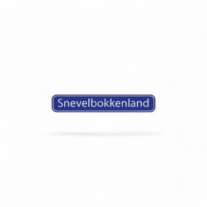 Embleem Straatbord Snevelbokkenland