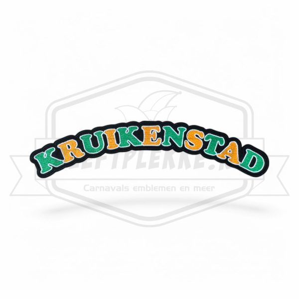 Rug embleem Kruikenstad Boog Carnavals Patch